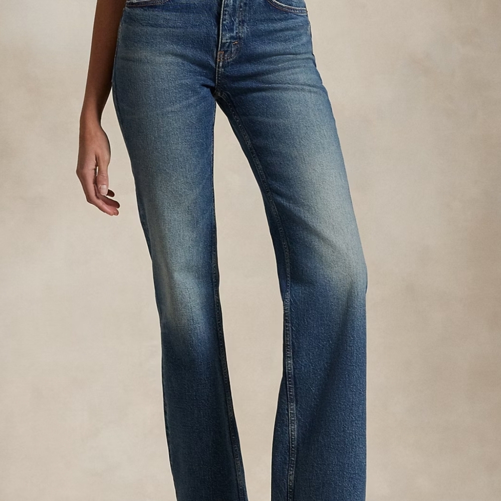 Lauren Ralph Lauren Blue Flare Jeans